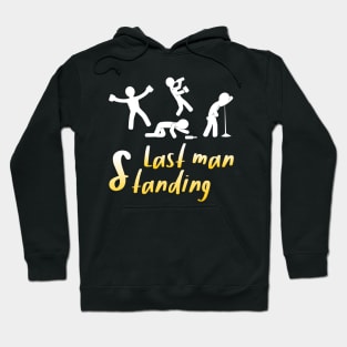 Last Man Standing Drunk Fun International Beer Day Drinking Hoodie